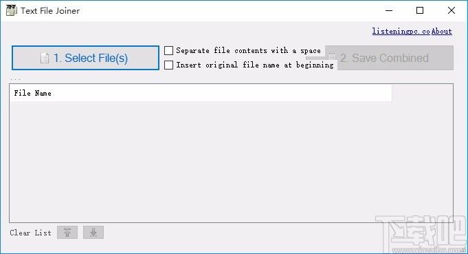 Text File Joiner,txt文件合并器,TXT合并,文件合并